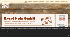 Desktop Screenshot of kropf-holz.ch